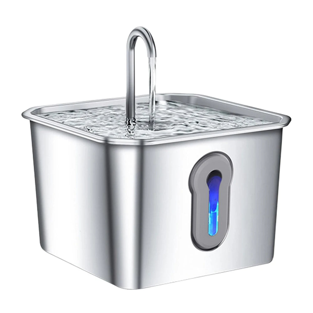 Cat Water Fountain NZ – 4L Stainless Steel Auto Fountain for Cats & Dogs