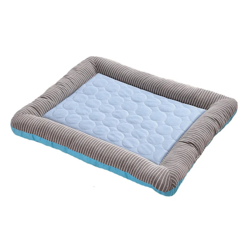 Ice Silk Cooling Pad for Dogs & Cats NZ | Summer Pet Bed Blanket – Breathable & Soft – PawNest