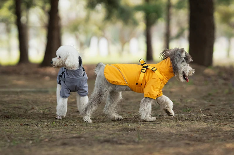 Reflective Waterproof Dog Raincoat NZ | Outdoor Spring Hoodie for Small & Medium Dogs – Rain Protection & Safety