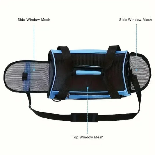 Pet Travel Carrier NZ – Portable Mesh Bag for Dogs & Cats | PawNest