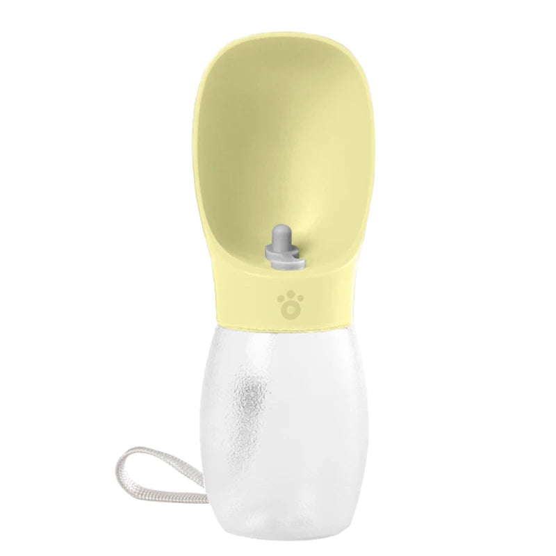 300ml Portable Dog Water Bottle – Leakproof Pet Travel Feeder