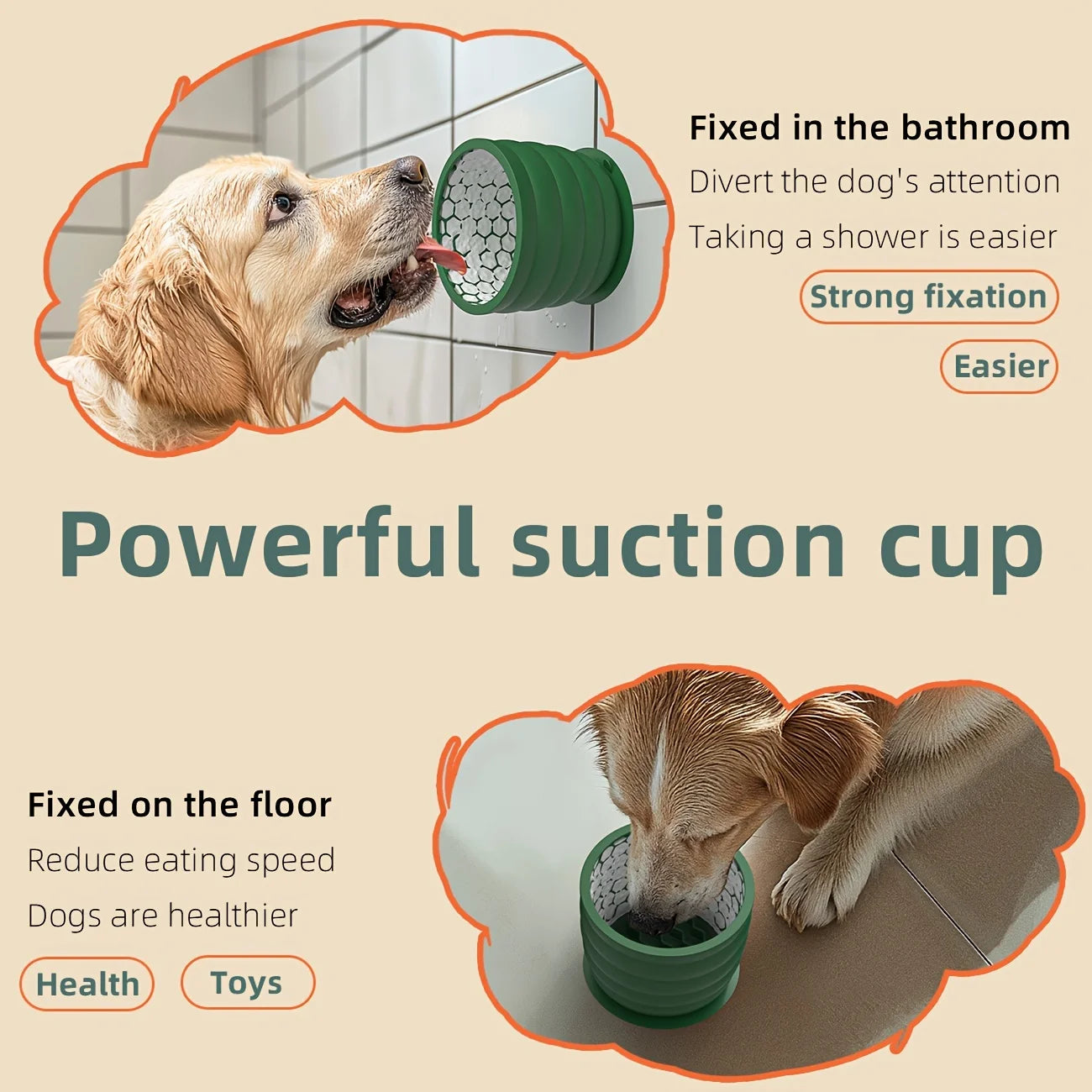 Silicone Slow Feeder Dog Bowl NZ | Non-Slip Suction Cup Healthy Eating Bowl for Small Breeds – PawNest