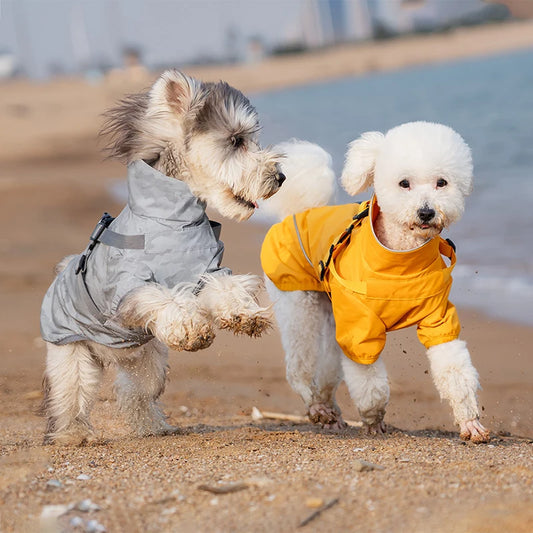 Reflective Waterproof Dog Raincoat NZ | Outdoor Spring Hoodie for Small & Medium Dogs – PawNest