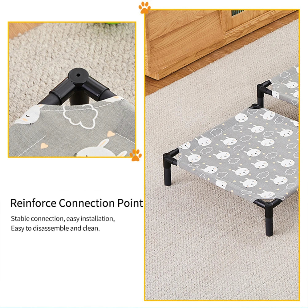 Elevated Pet Bed NZ | Portable, Washable Dog & Cat Camping Cot – PawNest