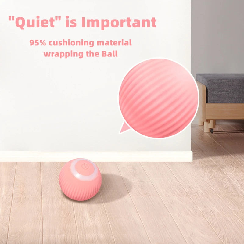 Electric Rolling Cat Ball Toy – Smart Interactive Cat Toy NZ | PawNest