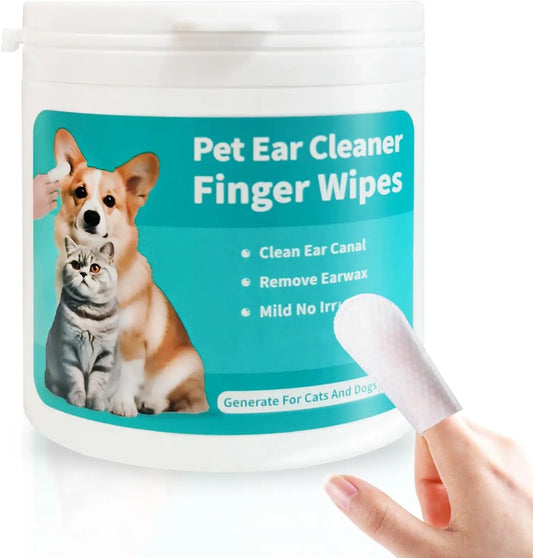Pet Ear Cleaning Wipes NZ | Finger Wipes for Cats & Dogs – PawNest