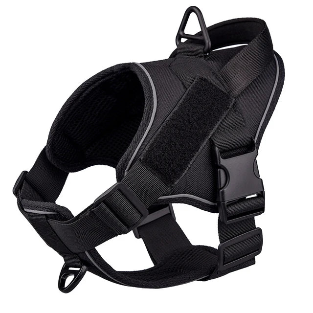 No-Pull Reflective Dog Harness NZ | Breathable Adjustable Vest for Outdoor Walking – PawNest