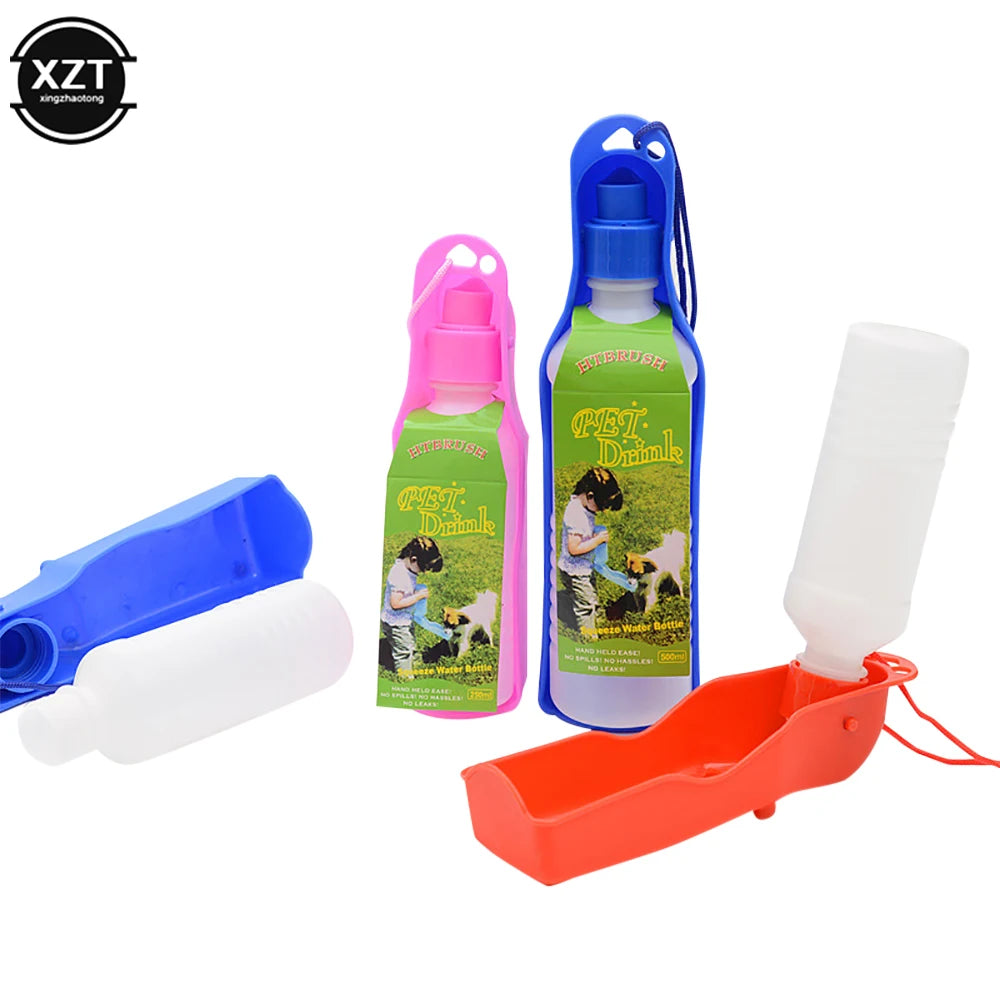 Portable Dog Water Bottle – Foldable Travel Feeding Kettle