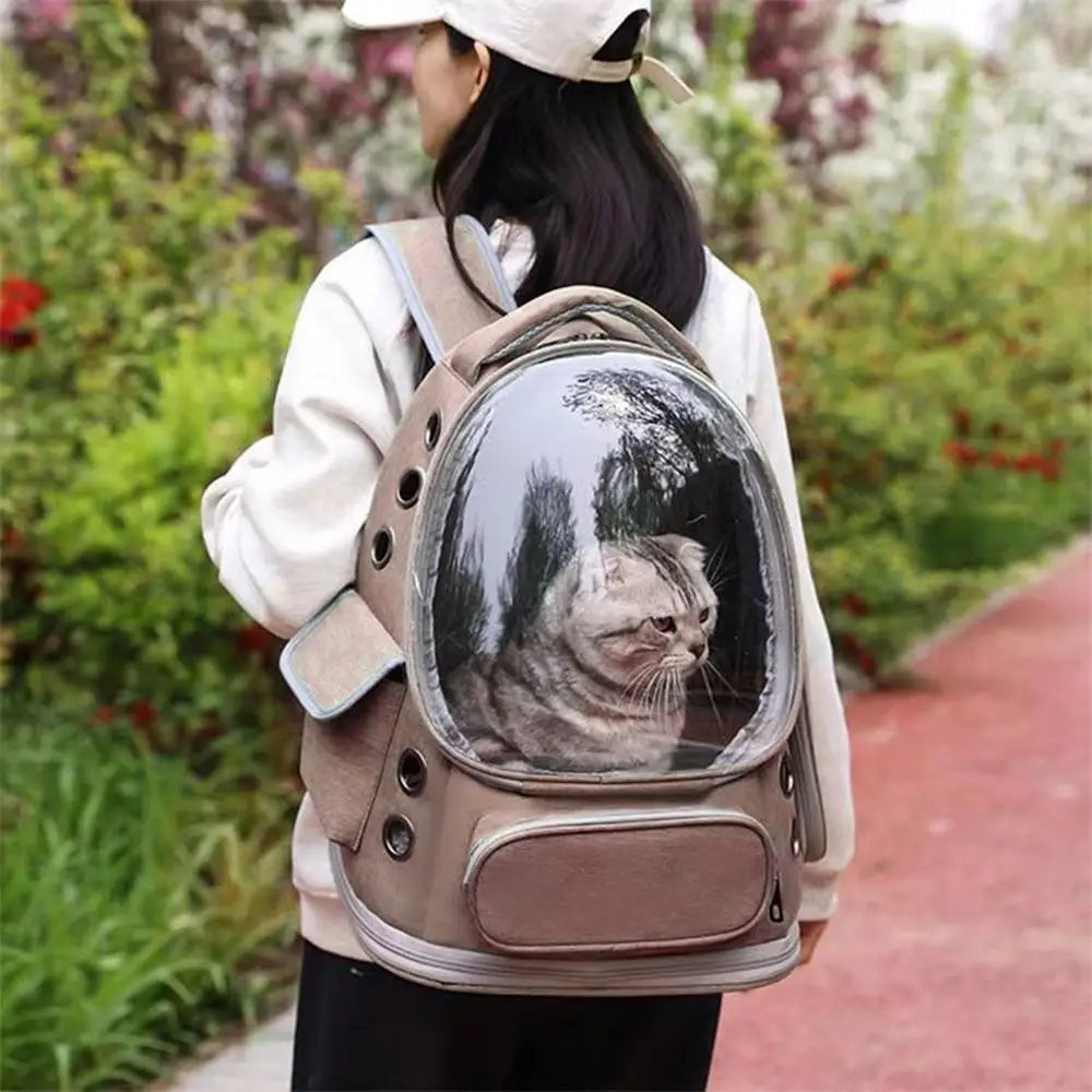 Cat Backpack Carrier NZ | Breathable Space Capsule Travel Bag for Cats – PawNest