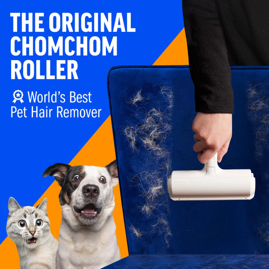Self-Cleaning Pet Grooming Brush – Easy-to-Clean Reusable Pet Hair Remover & Lint Roller for Dogs & Cats