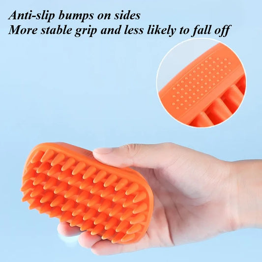 Pet Bath Brush & Rubber Comb – Grooming & Hair Removal for Dogs & Cats | Massage Glove Cleaner | PawNest NZ