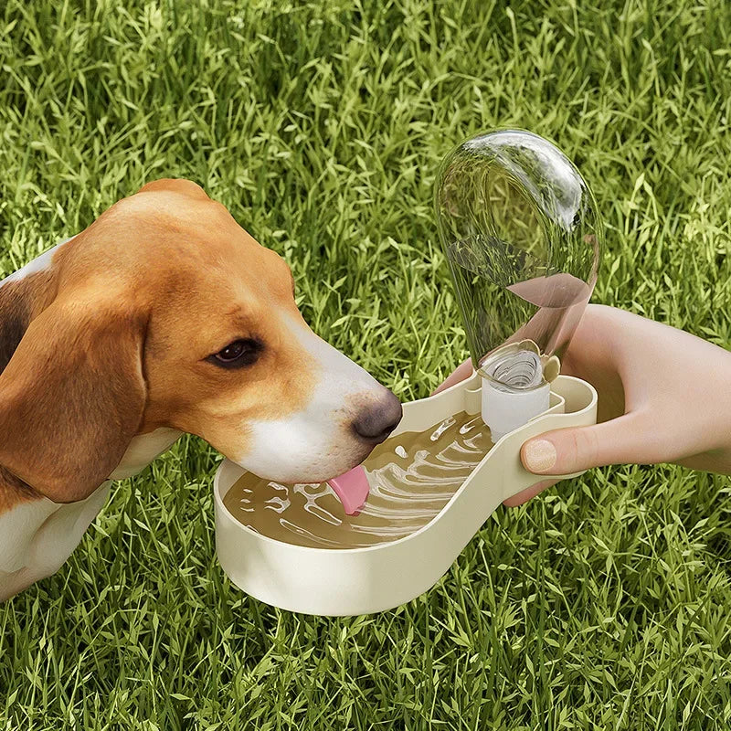 Portable Pet Water & Food Dispenser – Dual-Layer Travel Cup for Dogs & Cats