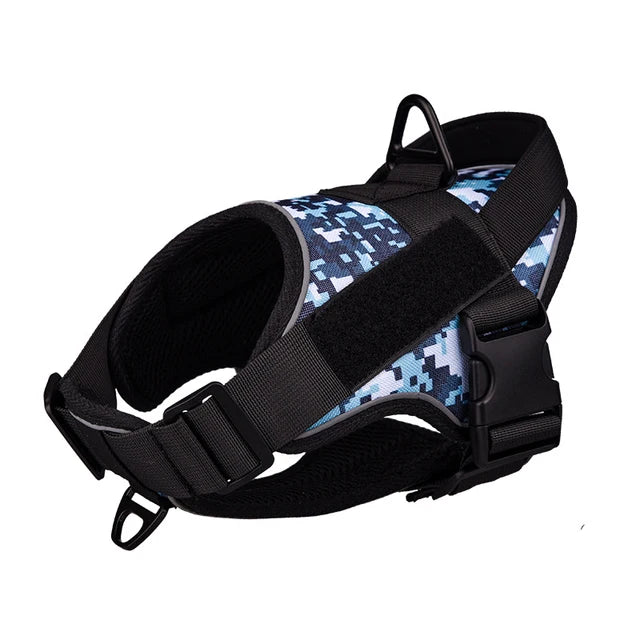 No-Pull Reflective Dog Harness NZ | Breathable Adjustable Vest for Outdoor Walking – PawNest