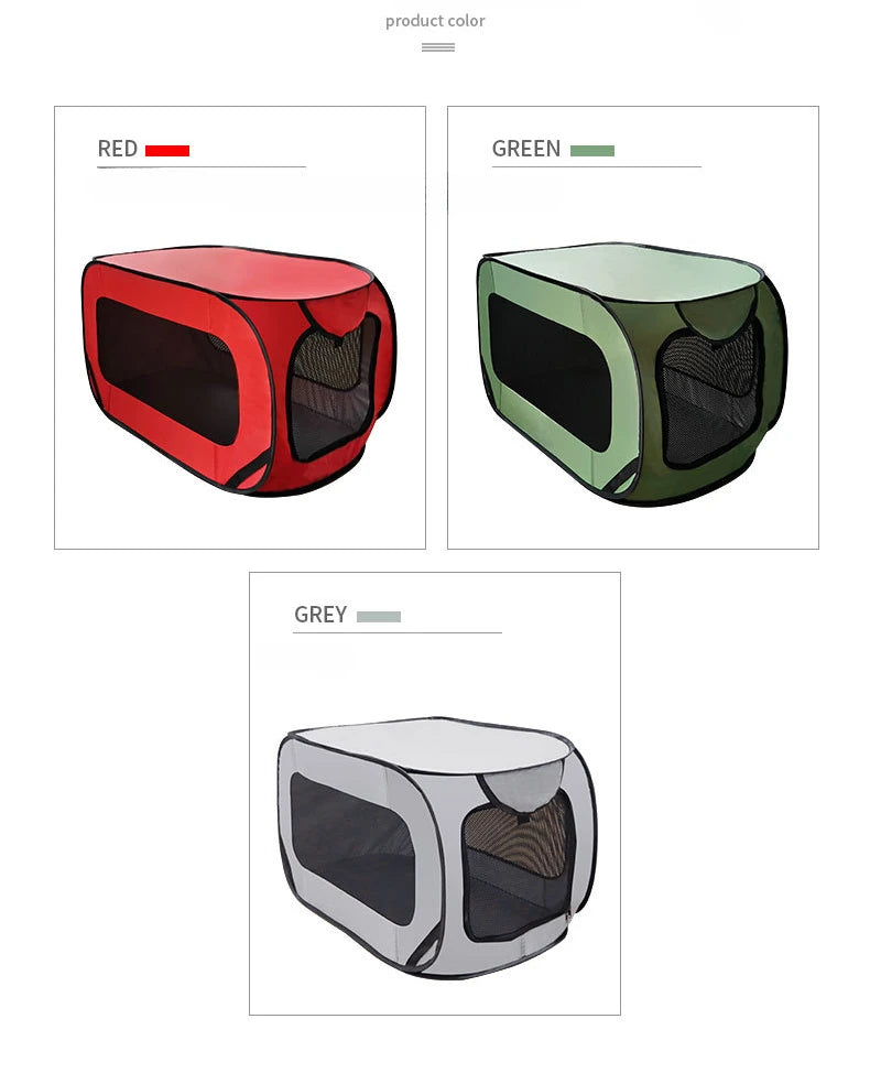 Collapsible Dog Cage & Oxford Cloth Pet Carrier NZ | Waterproof Outdoor Cat Tent & Dog Car Seat – Portable Pet Cage – PawNest