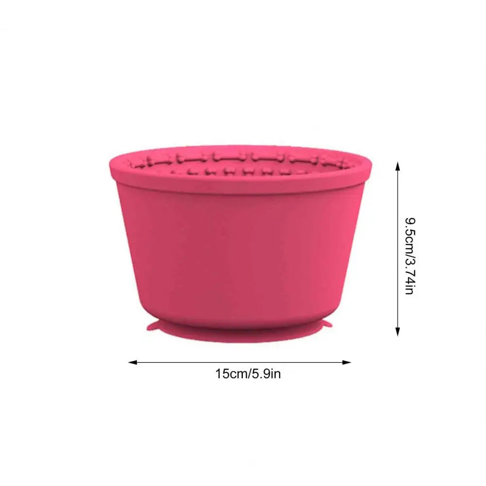 Dog Slow Feeder Silicone Lick Bowl NZ | Anti-Choking Treat Dispenser for Small to Large Dogs – PawNest