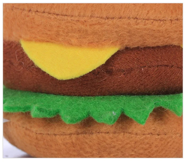 Food-Shaped Plush Squeaky Dog Toys NZ | Ice Cream, Fries & Burger Chew Toys – PawNest