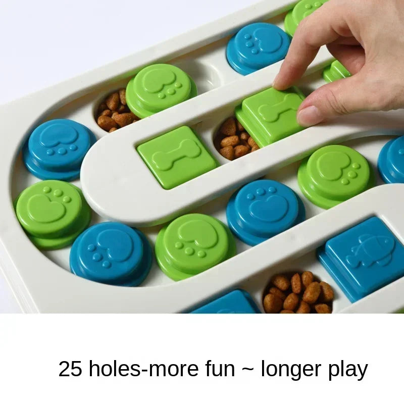 Interactive Dog Puzzle Slow Feeder NZ | IQ Boosting Food Dispenser & Non-Slip Bowl for Dogs & Cats – PawNest