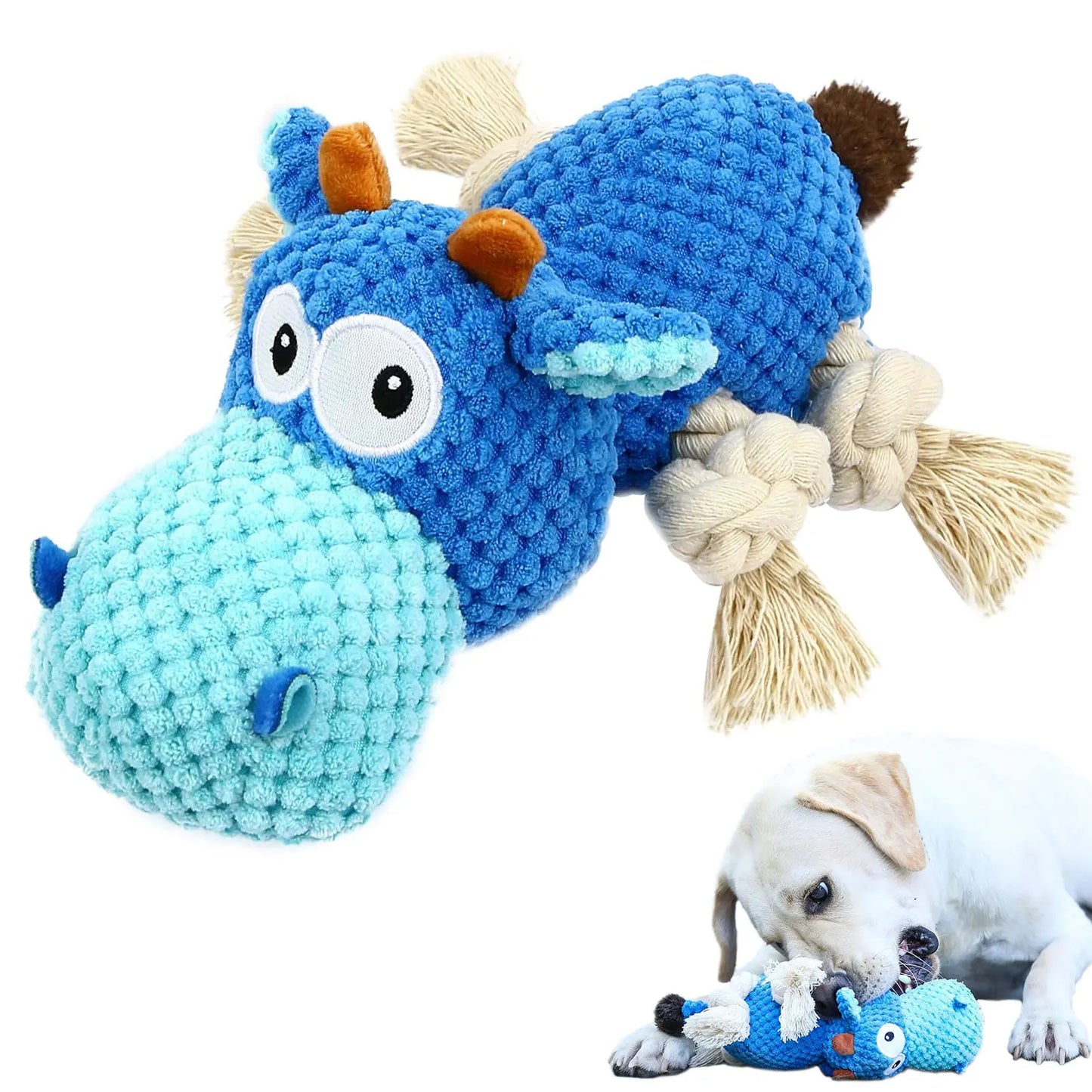 Indestructible Dog Toy NZ | Durable Squeaky Plush for Large Aggressive Chewers – PawNest
