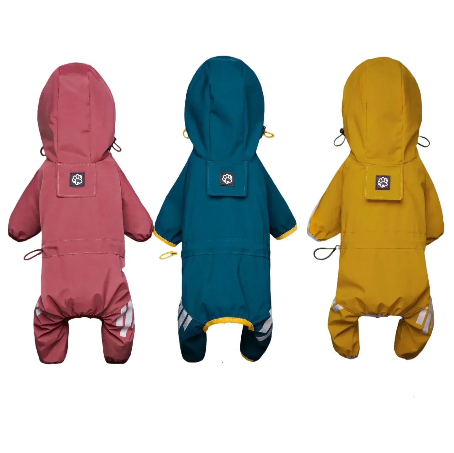 Reflective Waterproof Pet Raincoat NZ | Small & Medium Dog Jumpsuit for Chihuahua & Maltese – PawNest