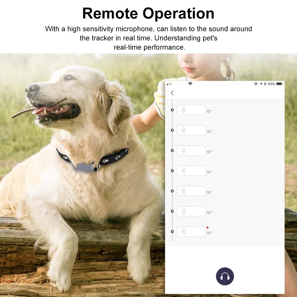 Smart GSM GPS Pet Tracker Collar NZ | IP67 Waterproof Real-Time Geo-Fence & SOS Anti-Lost Alarm – PawNest