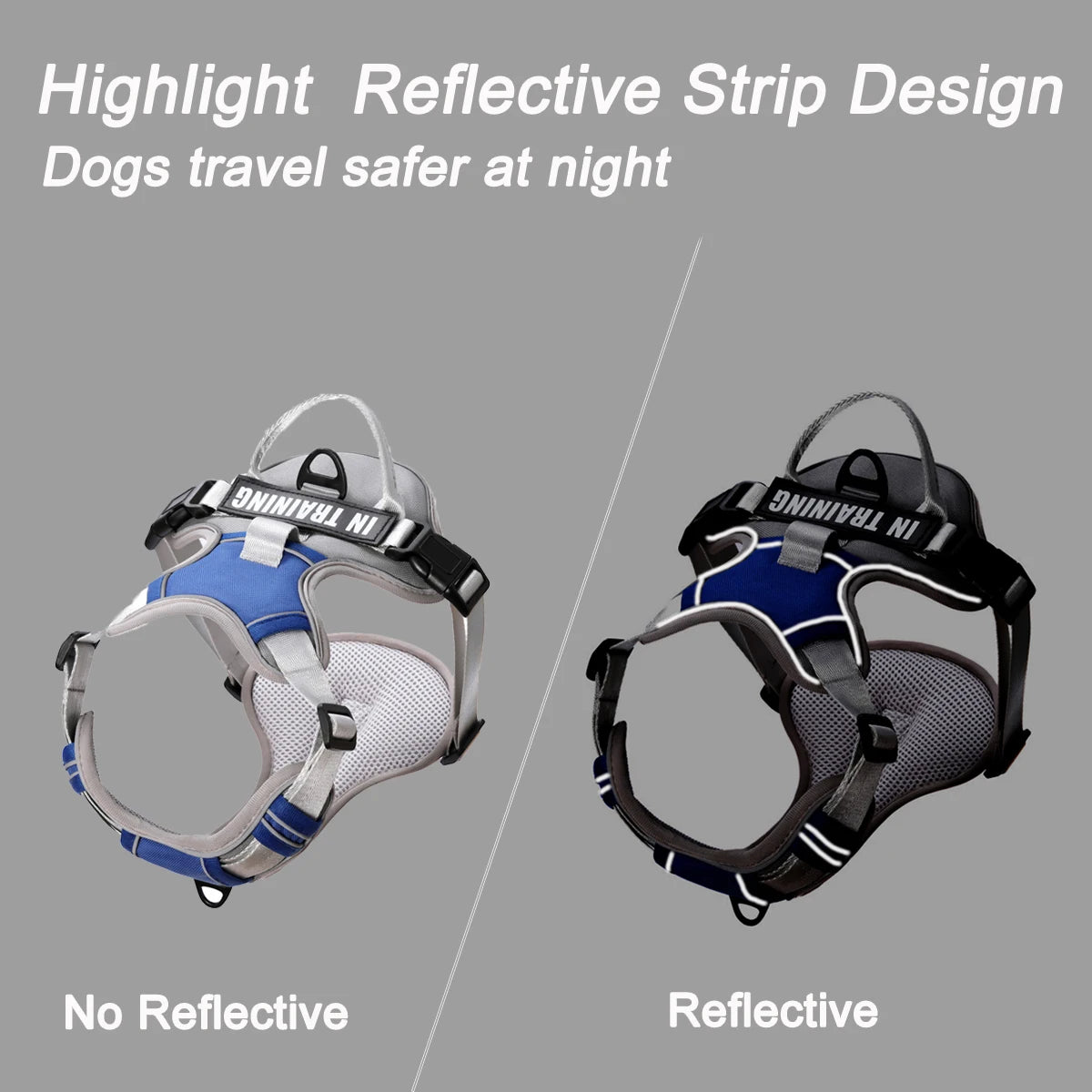 No-Pull Dog Harness NZ | Adjustable Reflective Safety Vest for Medium & Large Dogs – PawNest
