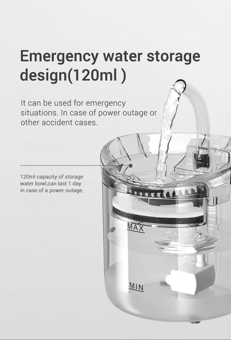 Automatic Pet Water Dispenser NZ | Sensor-Activated Circulating Fountain with Filter – PawNestn pet drinking water