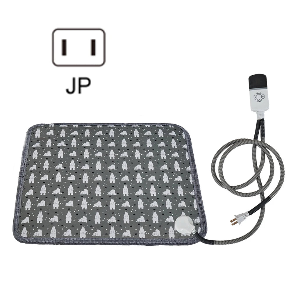 220V Electric Pet Heating Pad NZ | Washable Winter Warmer for Dogs & Cats – PawNest