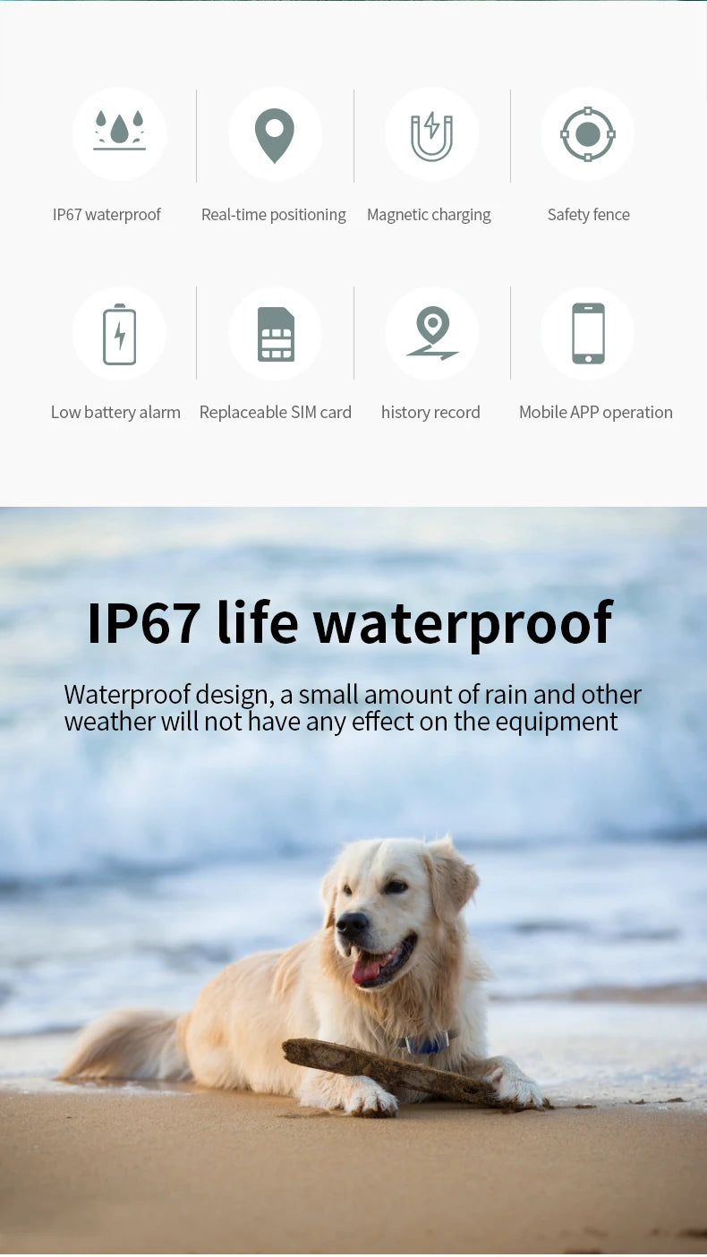 G12 GPS Smart Pet Collar NZ | Waterproof Anti-Lost Tracker for Pets, Kids & Elderly – PawNest