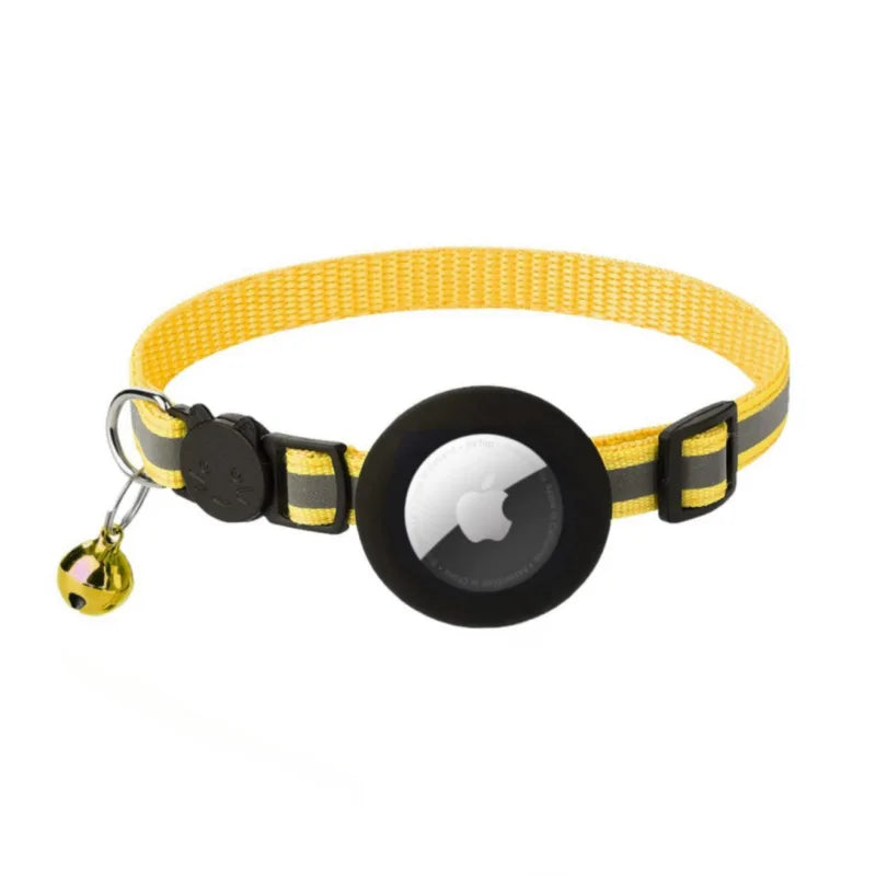 Airtag Pet Tracker Collar NZ | Reflective Breakaway GPS Collar for Cats & Dogs – PawNest