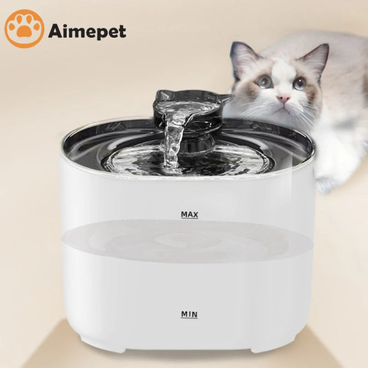 Smart Automatic Pet Water Fountain NZ | Filtered Moving Water Dispenser for Cats & Dogs – PawNest