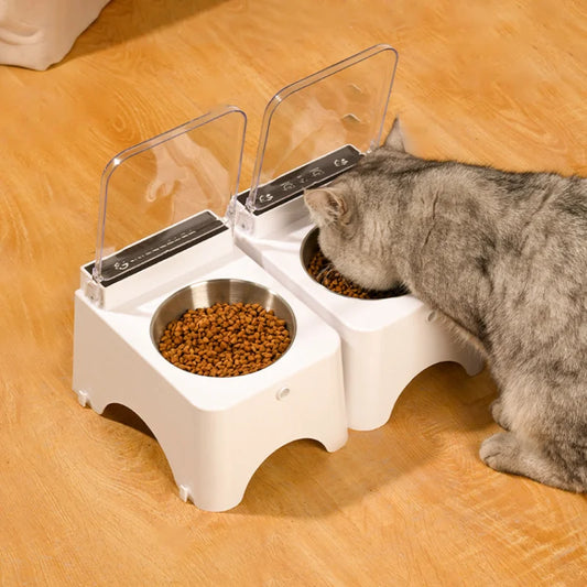 Smart Cat Bowl Feeder NZ | Infrared Sensor Auto-Open Pet Food Dispenser – PawNest