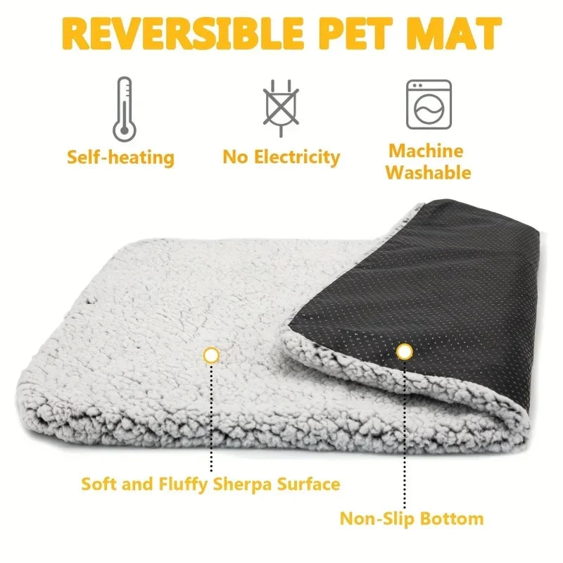 Self-Heating Pet Pad NZ | Washable Waterproof Warm Mat for Dogs & Cats – PawNest