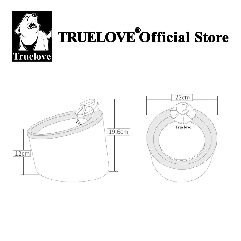 Truelove Automatic Pet Water Fountain NZ | USB Electric Mute Water Drinker for Cats & Dogs – PawNest