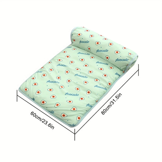 Cooling Pet Mat with Pillow NZ | Non-Slip Dog & Cat Bed for Indoor & Outdoor Use – PawNest