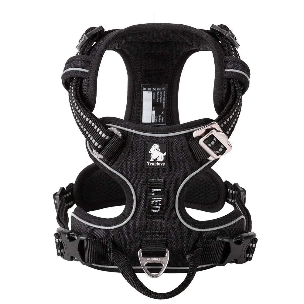 TrueLove No-Pull Reflective Dog Harness NZ | Adjustable & Comfortable Fit – PawNest