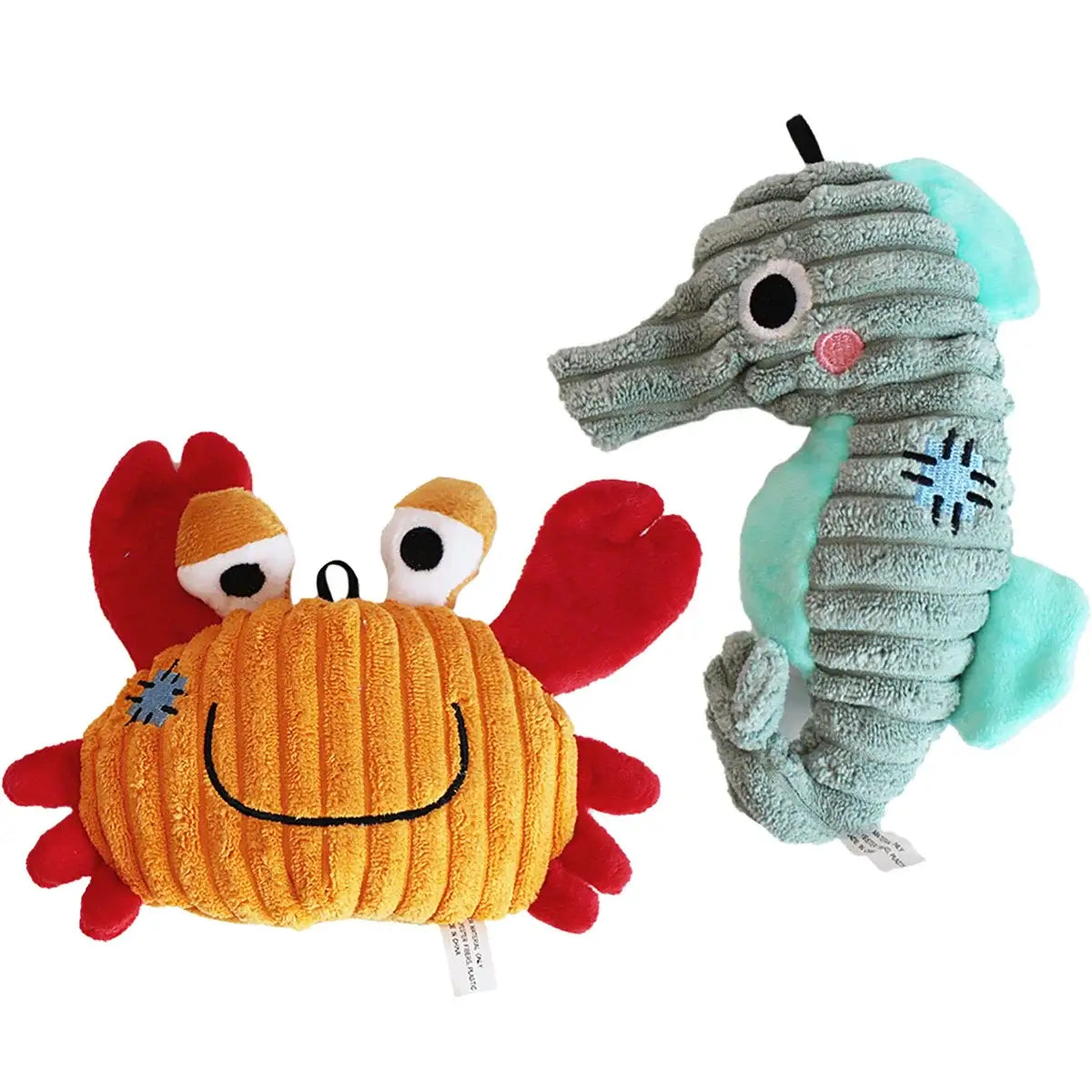 Ocean Series Plush Dog Toys NZ | Soft Squeaky Toys for Small & Medium Breeds – PawNest