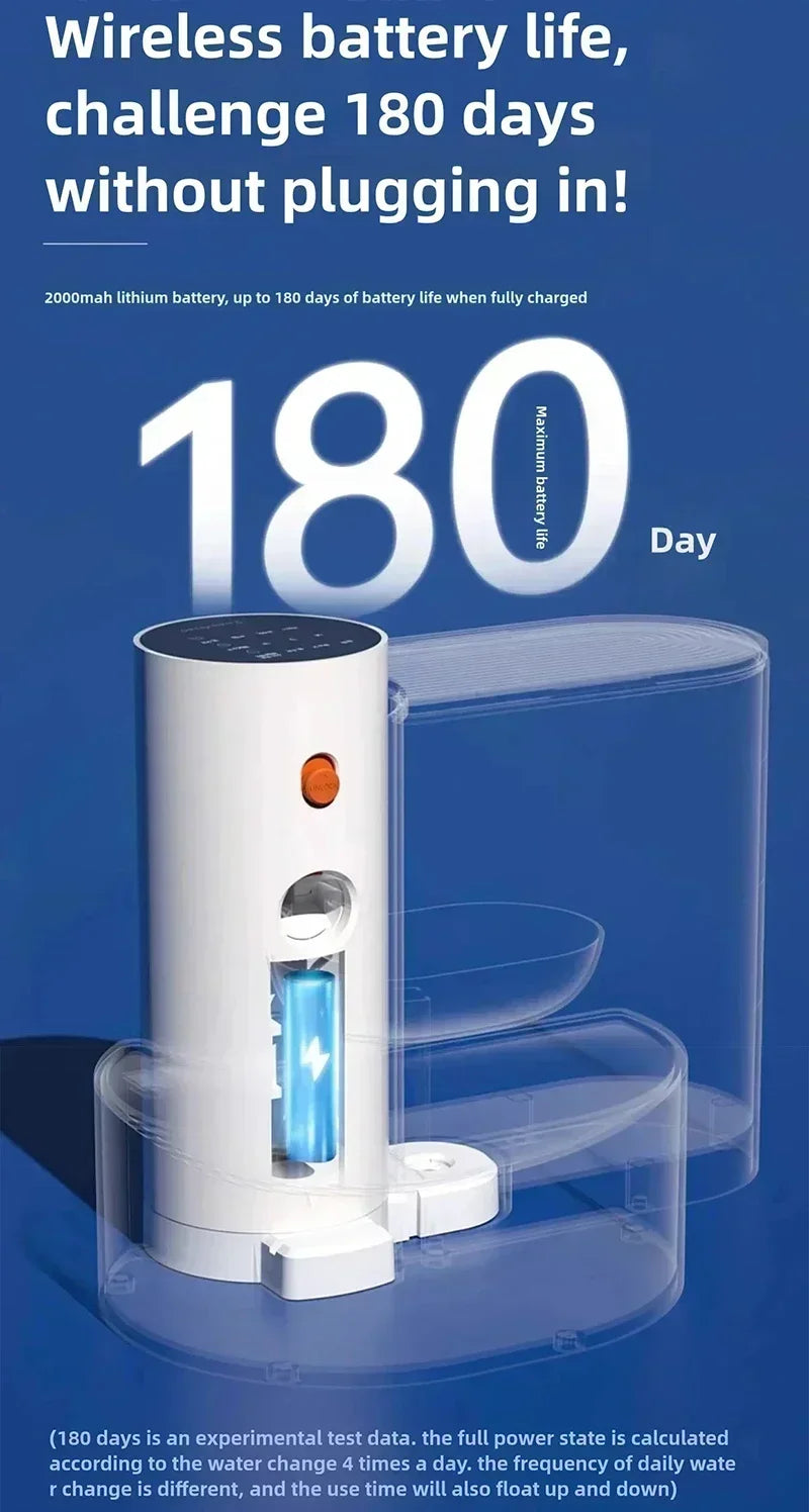 Portable Pet Water Fountain NZ | Plug-Free Automatic Water Dispenser for Cats & Dogs – PawNest