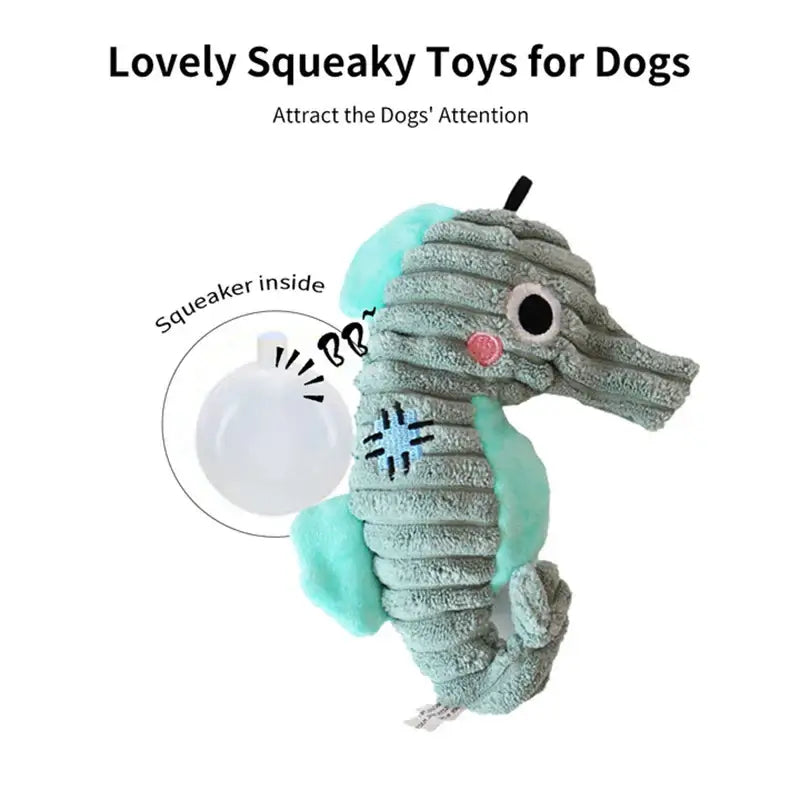 Ocean Series Plush Dog Toys NZ | Soft Squeaky Toys for Small & Medium Breeds – PawNest