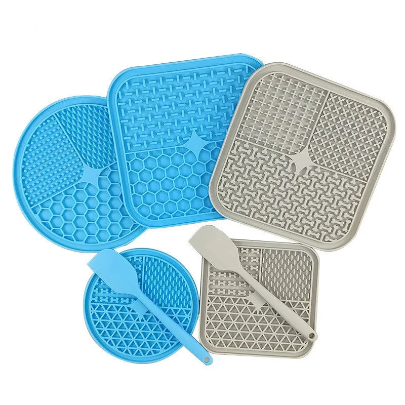 Dog Slow Feeder Mat NZ | Anxiety Relief Lick Pad with Suction Cup for Training & Calming – PawNest