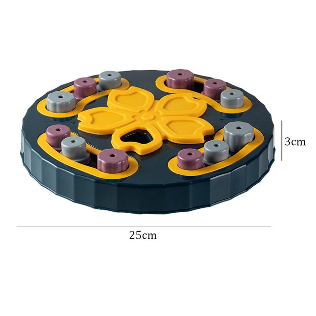 Dog Puzzle Slow Feeder Bowl NZ | Interactive IQ Training Toy & Food Dispenser for Dogs & Cats – PawNest