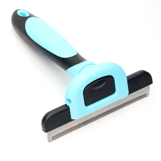 Double-Sided Pet Grooming Brush – Shedding & Dematting Undercoat Rake Comb for Dogs & Cats | Deshedding Tool for Grooming & Care