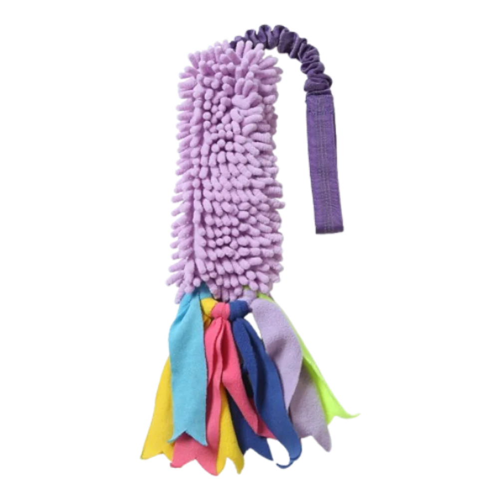 Colorful Plush Squeaky Dog Chew Toy NZ | Interactive Teething & Rope Toy for Boredom Relief – PawNest