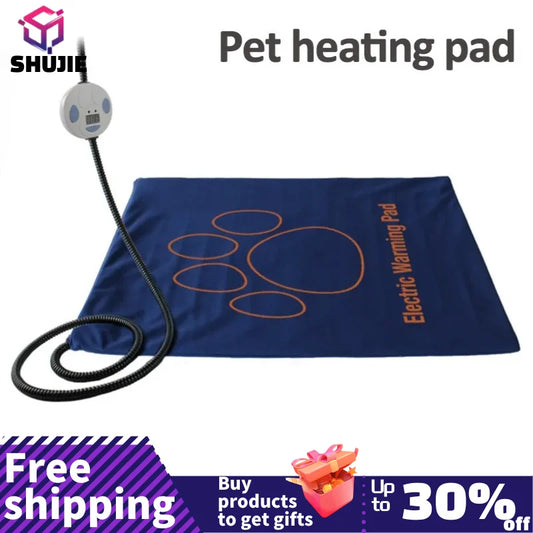 45×60cm Electric Pet Heating Pad NZ | Waterproof Adjustable Dog & Cat Warmer – PawNest