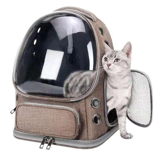 Cat Backpack Carrier NZ | Breathable Space Capsule Travel Bag for Cats – PawNest
