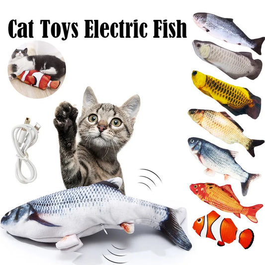 Electric Cat Toy Fish NZ – USB Charging Dancing Fish Toy | PawNest
