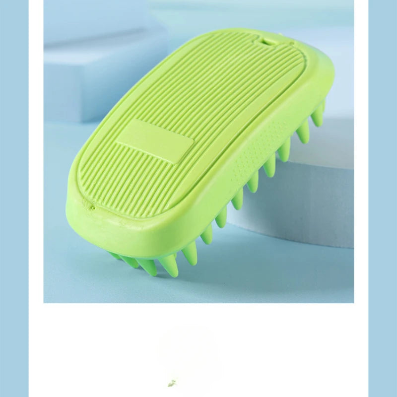 Pet Bath Brush & Rubber Comb – Grooming & Hair Removal for Dogs & Cats | Massage Glove Cleaner | PawNest NZ