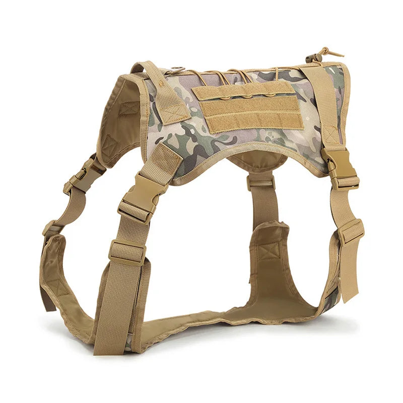 Tactical Dog Harness NZ | Military-Style Adjustable Training Vest for Small to Large Dogs – PawNest
