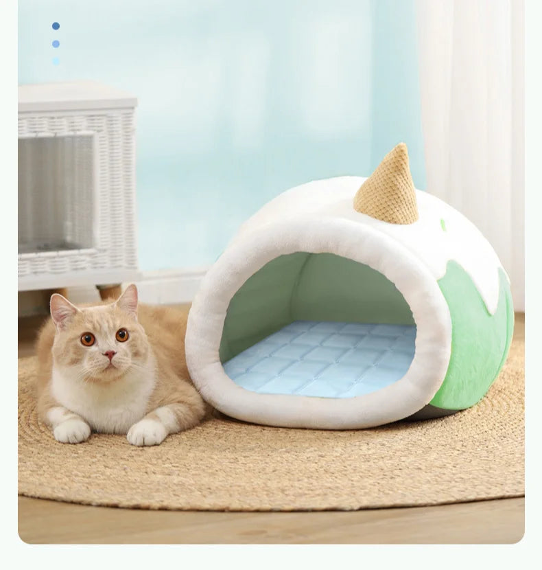 Cooling Ice Pad Pet Nest NZ | Summer Sleeping Mat for Cats & Dogs – Soft Cool Cushion – PawNest
