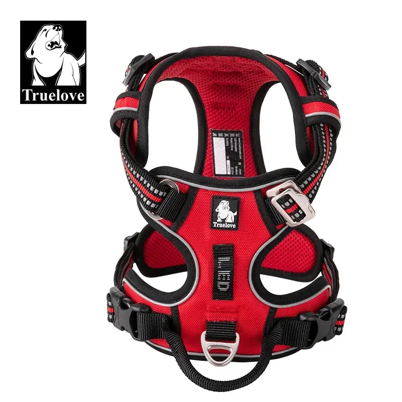 Truelove No-Pull Reflective Dog Harness NZ | Adjustable Safety Vest for Medium & Large Dogs – PawNest
