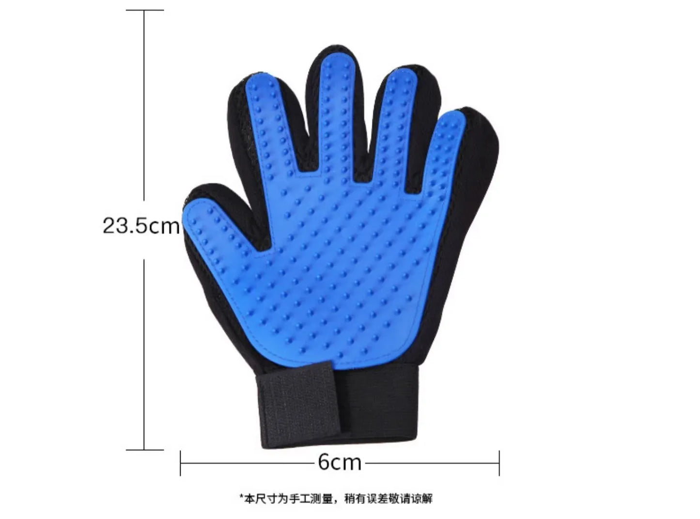 Pet Grooming Kit for Dogs, Cats & Rabbits – 2-Sided Grooming Brush & Bath Cleaning Glove for De-Shedding & De-Matting Fur